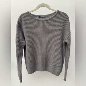 Brandy‎ Melville Knit Sweater in Gray